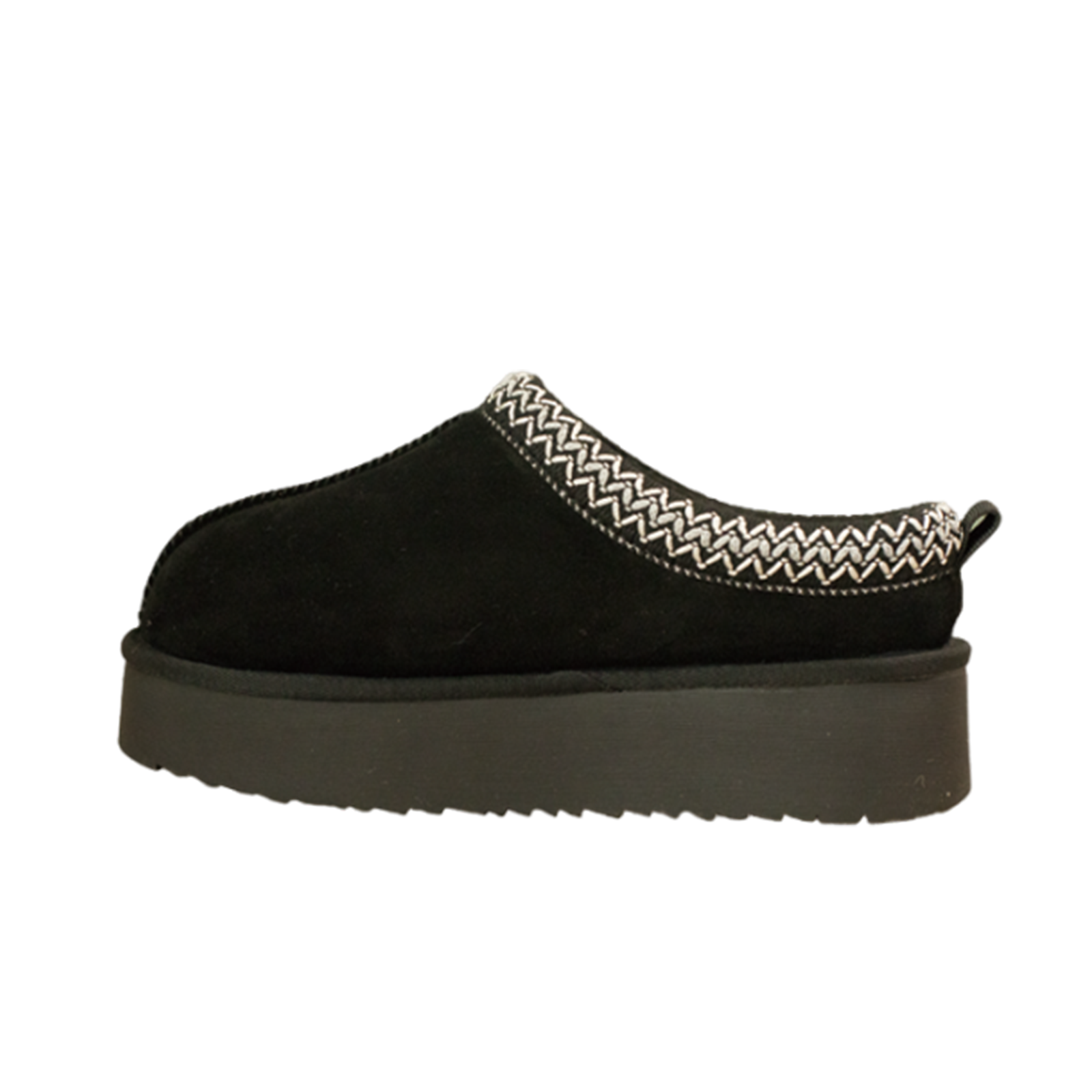 2410 Platform Suede Braided Fluffy Slipper Shoes