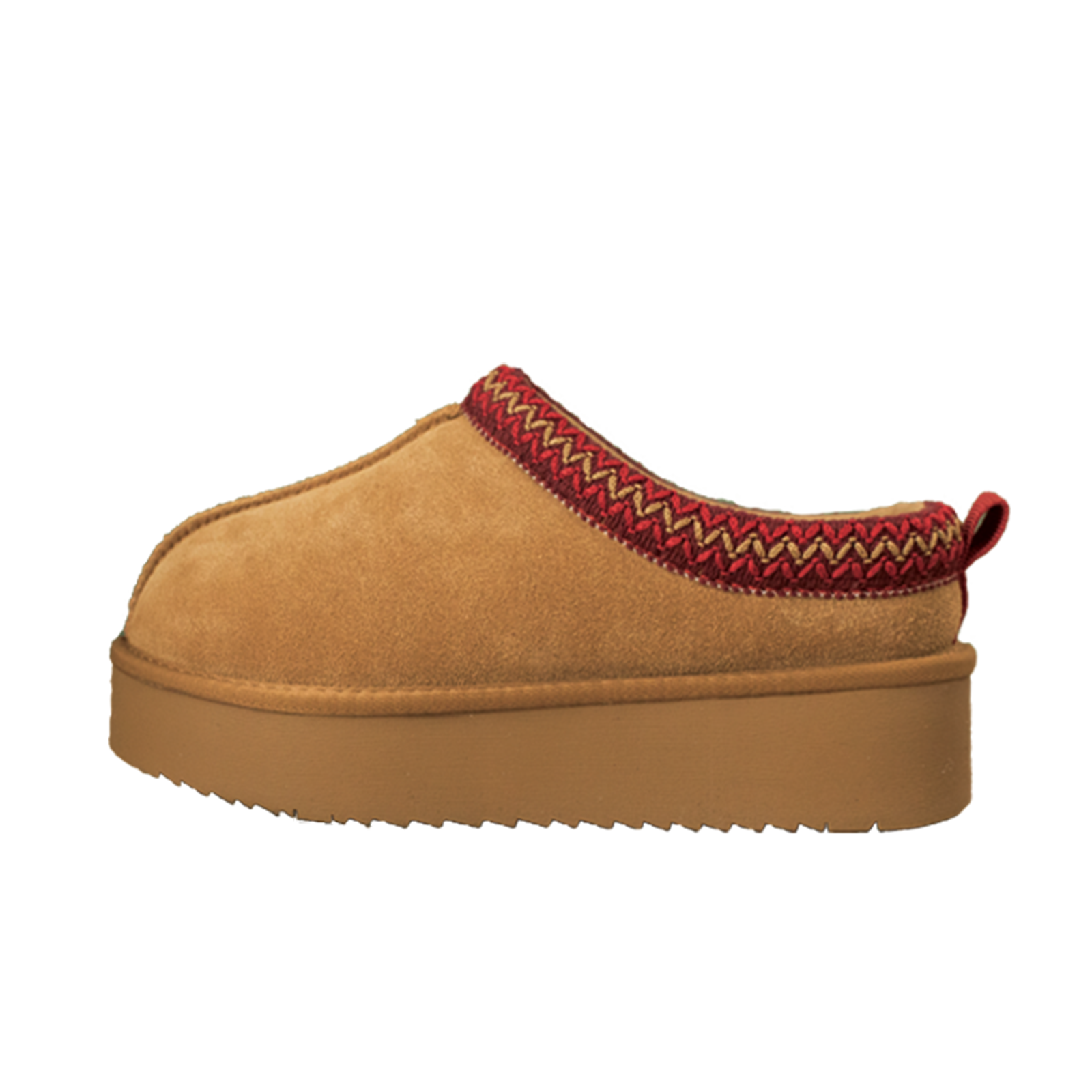 2410 Platform Suede Braided Fluffy Slipper Shoes