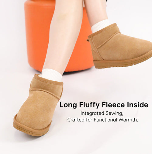#5899 Classic Ankle A | Flat Padded Ankle Snow Boots【Ship from DE】