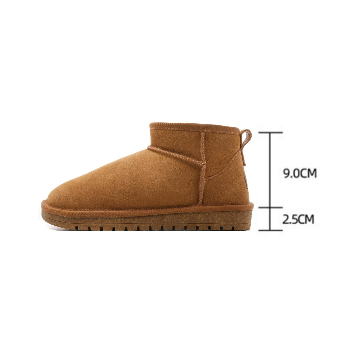 #5899 Classic Ankle A | Flat Padded Ankle Snow Boots【Ship from DE】